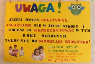 Wybory do Samorządu Szkolnego