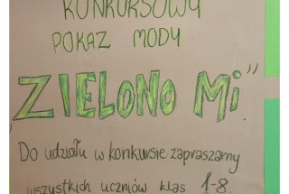 Pokaz mody "Zielono mi"