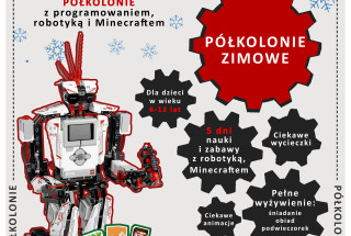 Półkolonie zimowe z programowaniem, robotyką i Minecraftem