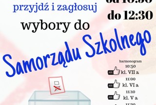 Wybory do Samorządu Szkolnego