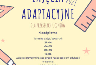 Zajęcia adaptacyjne